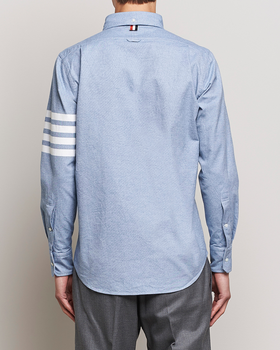 Herren | Hemden | Thom Browne | 4-Bar Flannel Shirt Light Blue