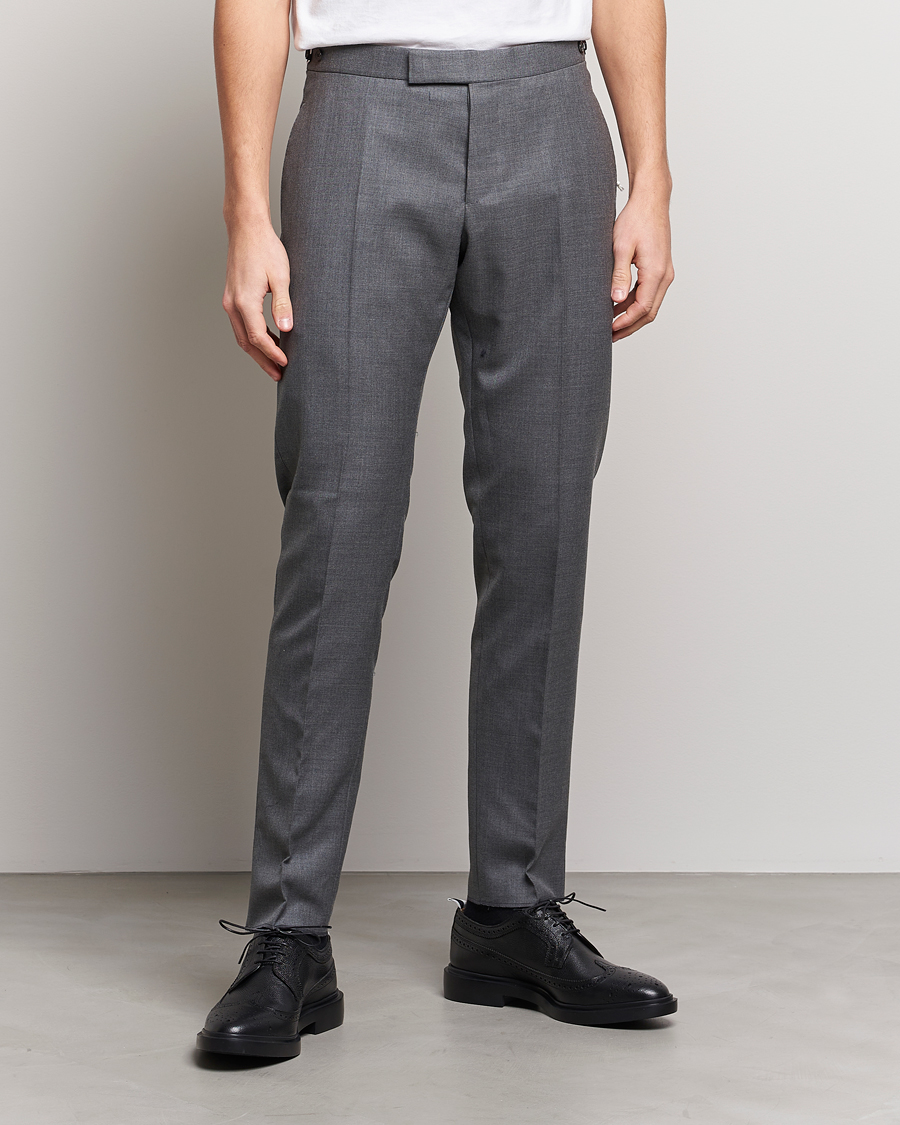 Herren | Hosen | Thom Browne | Super 120s Wool Trousers Medium Grey
