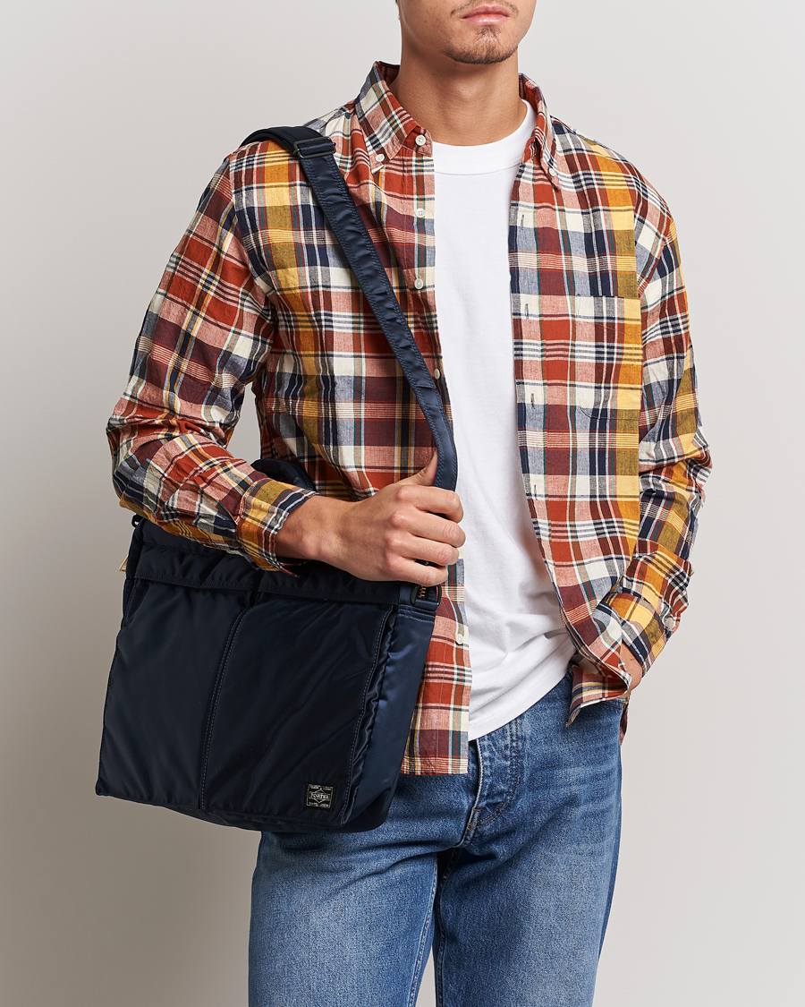 Herren | Porter-Yoshida & Co. Tanker 2Way Briefcase Iron Blue | Porter-Yoshida & Co. | Tanker 2Way Briefcase Iron Blue