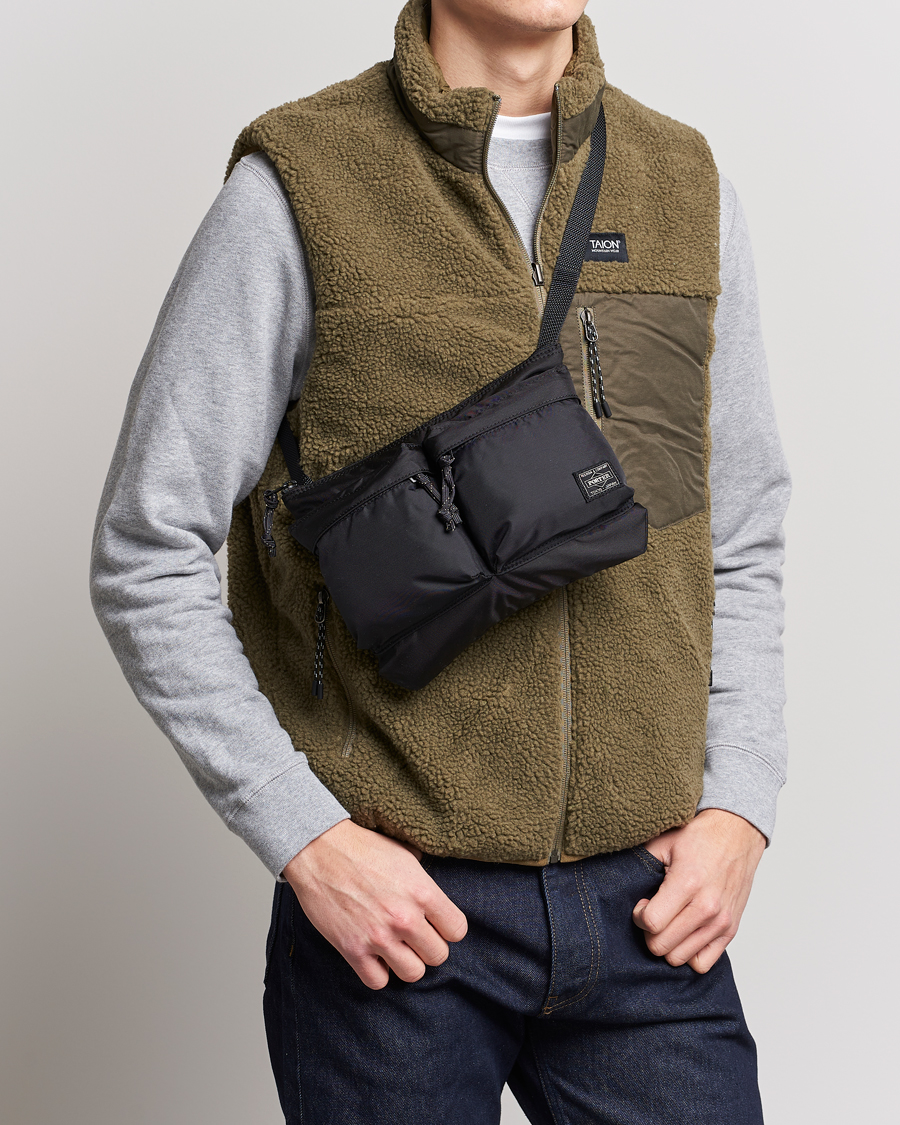 Herren | Schultertaschen | Porter-Yoshida & Co. | Force Small Shoulder Bag Black