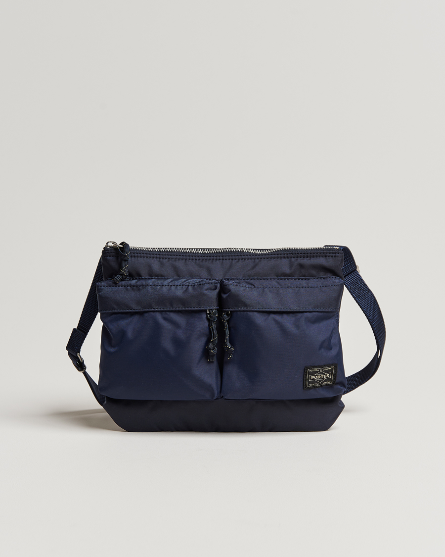 Herren | Taschen | Porter-Yoshida & Co. | Force Small Shoulder Bag Navy Blue