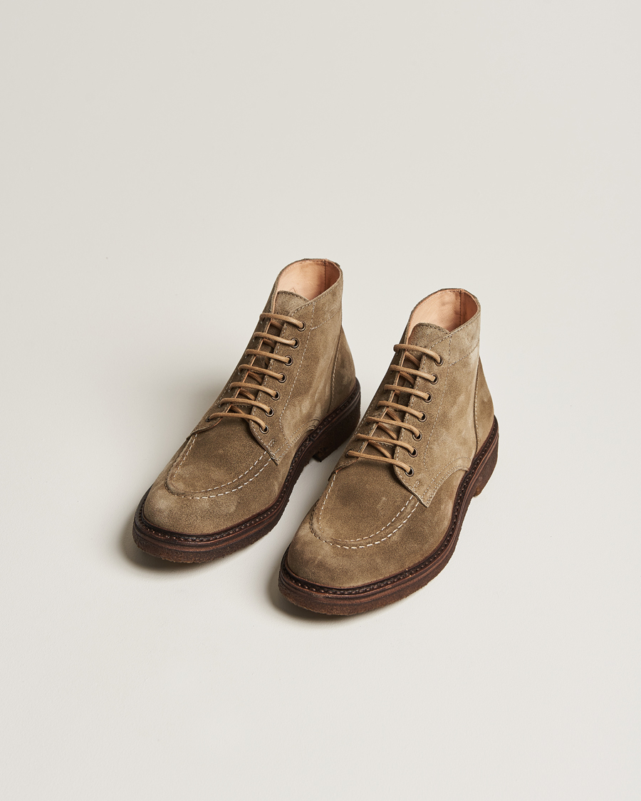 Herren | Boots | Astorflex | Nuvoflex Lace Up Boot Stone Suede