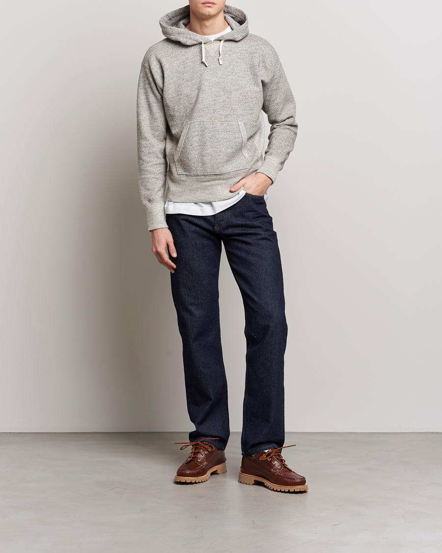 Herren | Pullover | RRL | Hooded Pullover Athletic Grey Heather