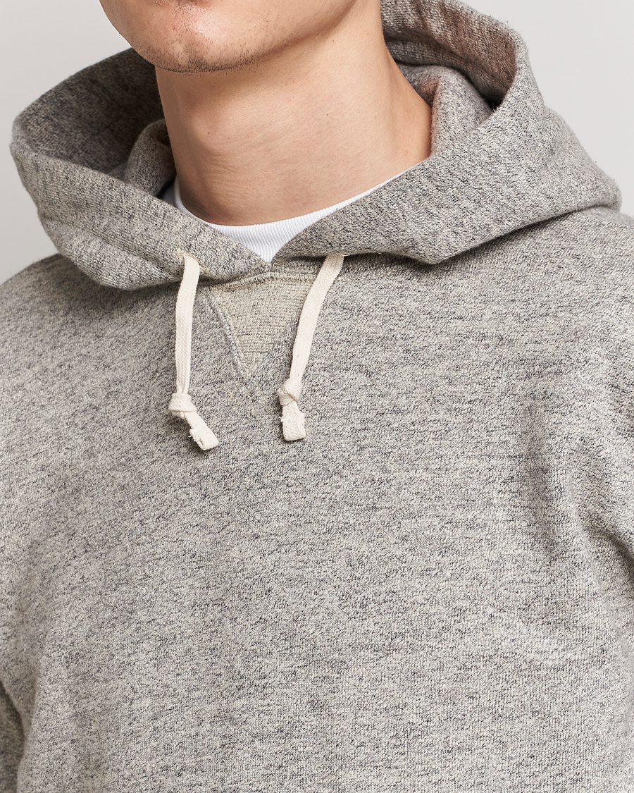 Herren | Pullover | RRL | Hooded Pullover Athletic Grey Heather