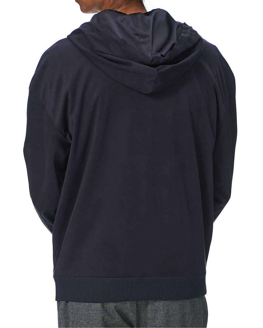 Herren | Jacken | Giorgio Armani | Alcantara Hooded Blouson Navy