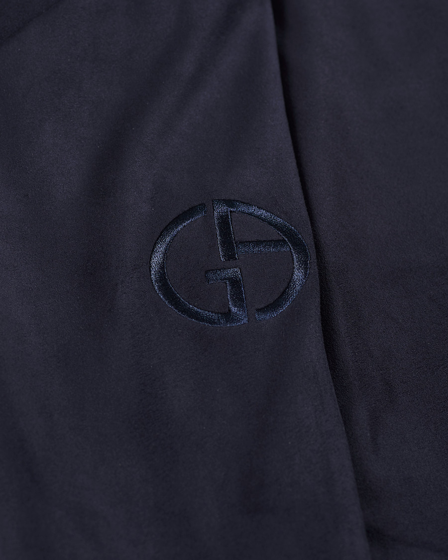 Herren | Jacken | Giorgio Armani | Alcantara Hooded Blouson Navy