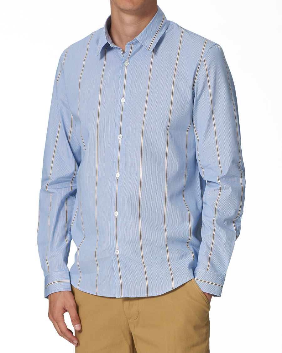 Herren | Hemden | A.P.C. | Anthony Striped Shirt Light Blue