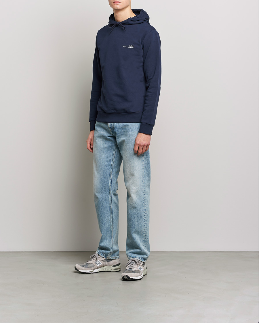 Herren | Pullover | A.P.C. | Item Hoodie Navy