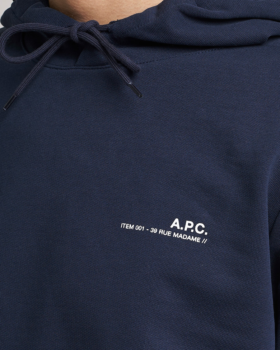 Herren | Pullover | A.P.C. | Item Hoodie Navy