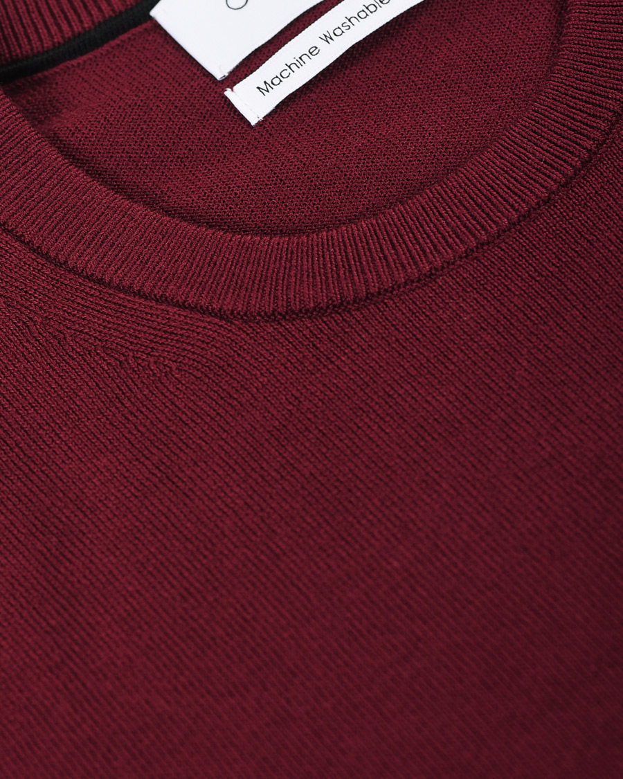 Herren | Pullover | Calvin Klein | Superior Wool Crew Neck Sweater Tawny Port