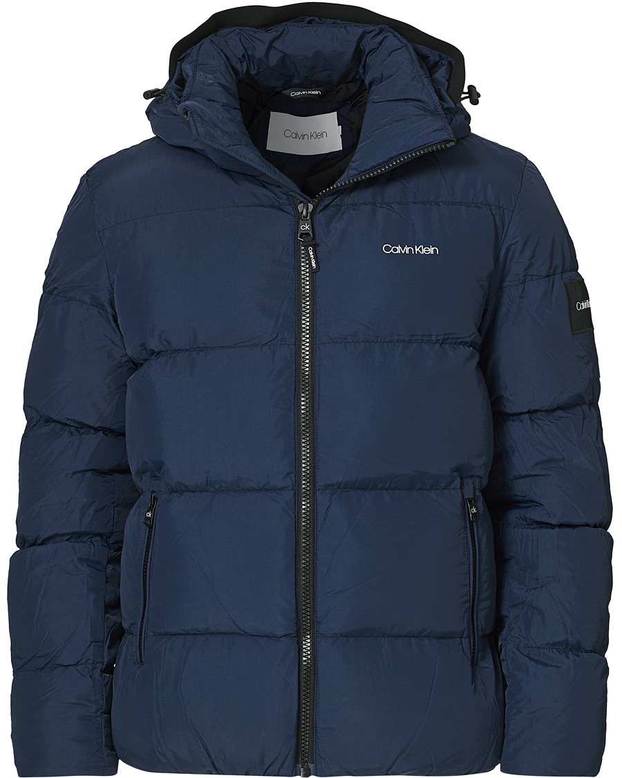 Herren | Jacken | Calvin Klein | Crinkle Nylon Puffer Jacket Navy