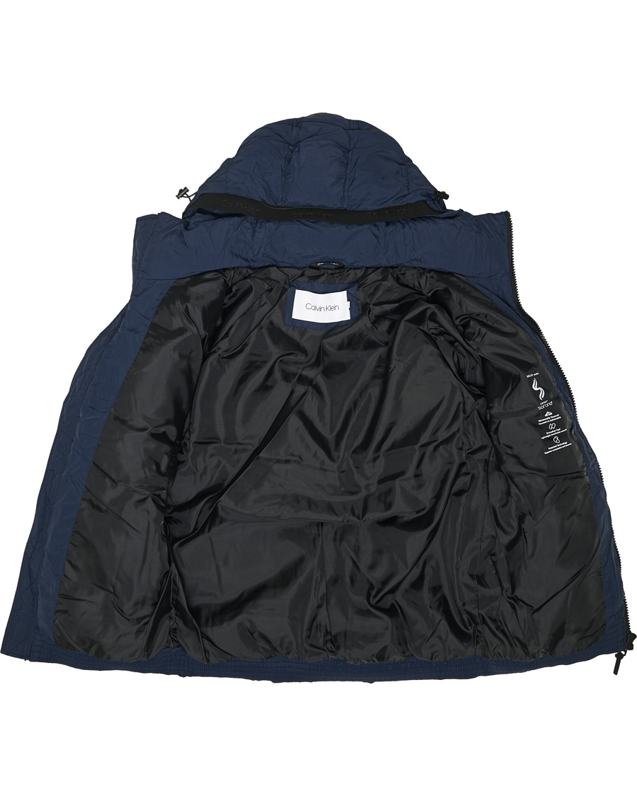 Herren | Jacken | Calvin Klein | Crinkle Nylon Puffer Jacket Navy