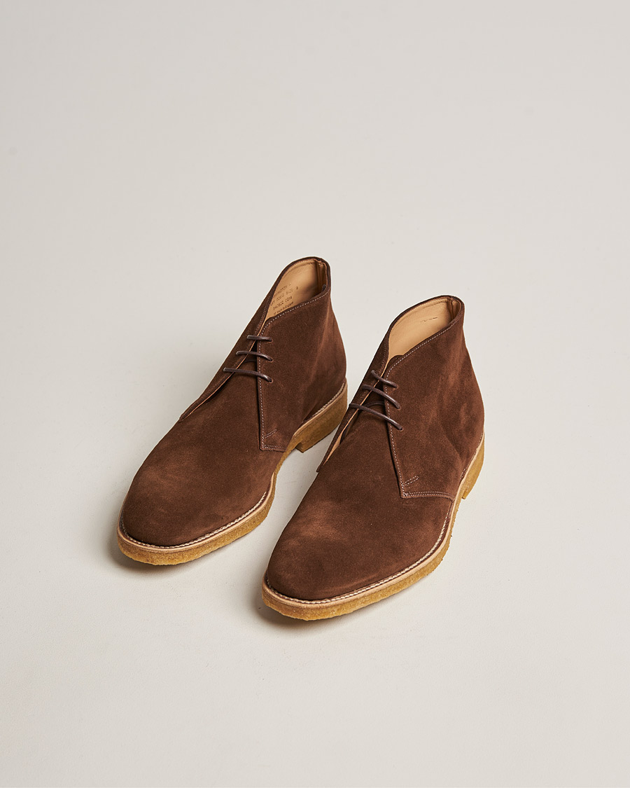 Herren | Loake 1880 Rivington Suede Crepe Sole Chukka Brown | Loake 1880 | Rivington Suede Crepe Sole Chukka Brown