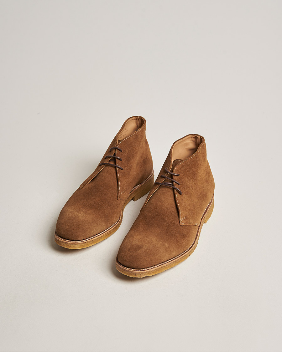 Herren | Chukka-Boots | Loake 1880 | Rivington Suede Crepe Sole Chukka Tan