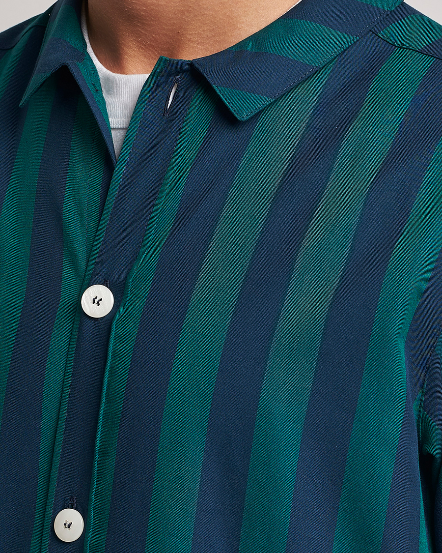 Herren | Schlafanzüge & Bademäntel | Nufferton | Uno Striped Pyjama Set Blue/Green