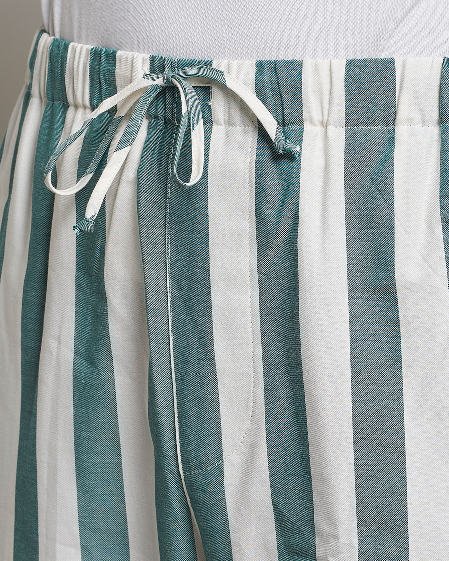 Herren | Schlafanzüge & Bademäntel | Nufferton | Uno Striped Pyjama Set Green/White