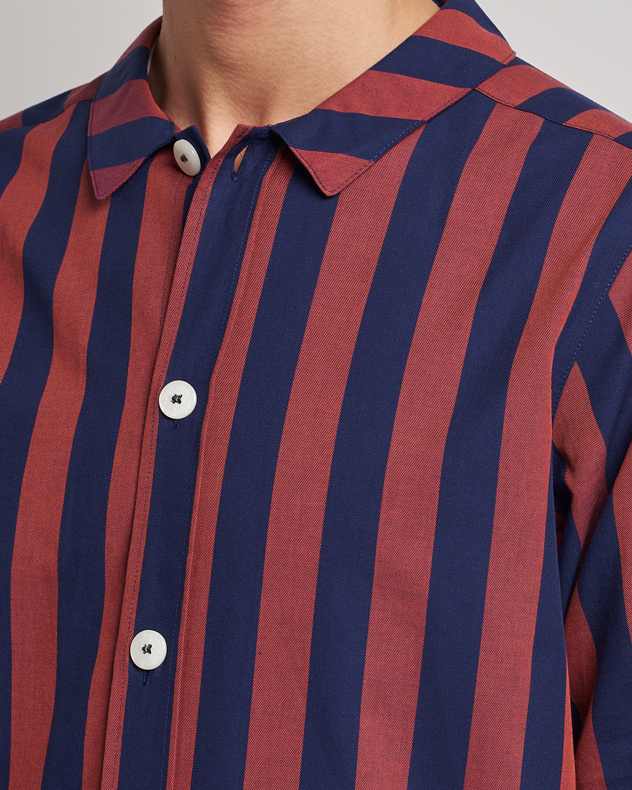 Herren | Schlafanzüge & Bademäntel | Nufferton | Uno Striped Pyjama Set Blue/Red