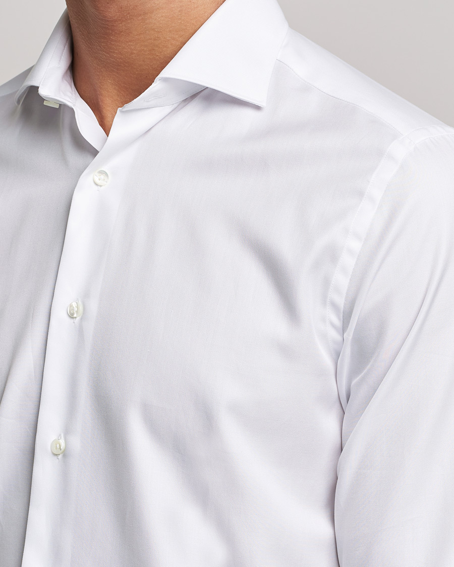 Herren | Hemden | Canali | Slim Fit Cotton Shirt White