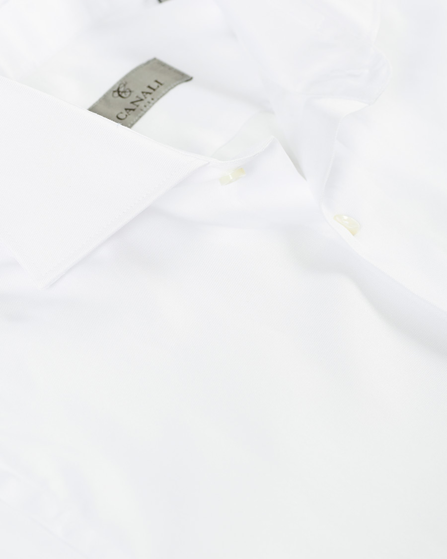 Herren | Hemden | Canali | Slim Fit Cotton Shirt White