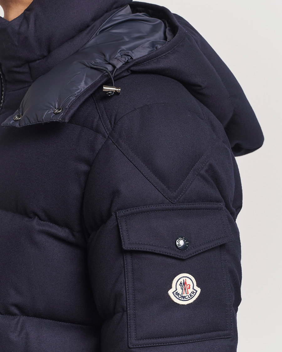 Herren | Jacken | Moncler | Montgenevre Flannel Down Jacket Navy