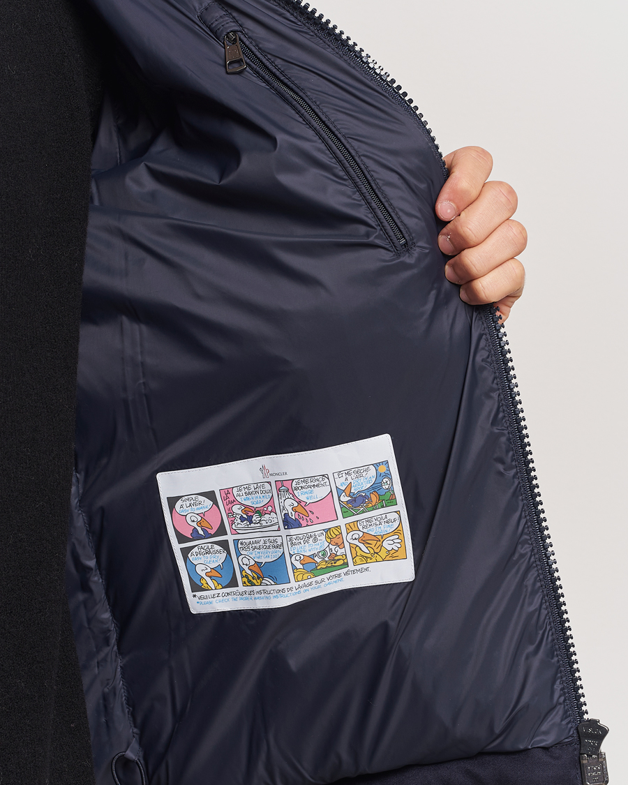 Herren | Jacken | Moncler | Montgenevre Flannel Down Jacket Navy