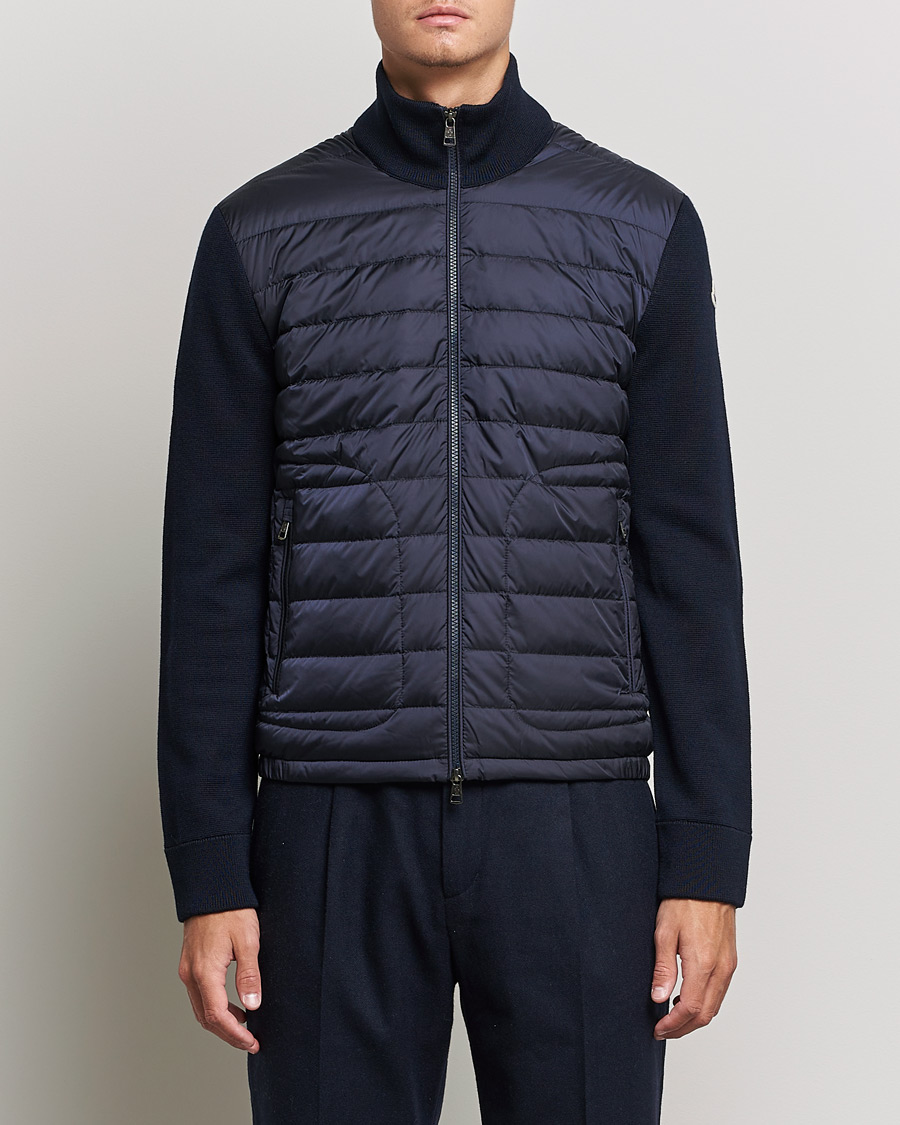Herren | Jacken | Moncler | Hybrid Zip Cardigan Navy