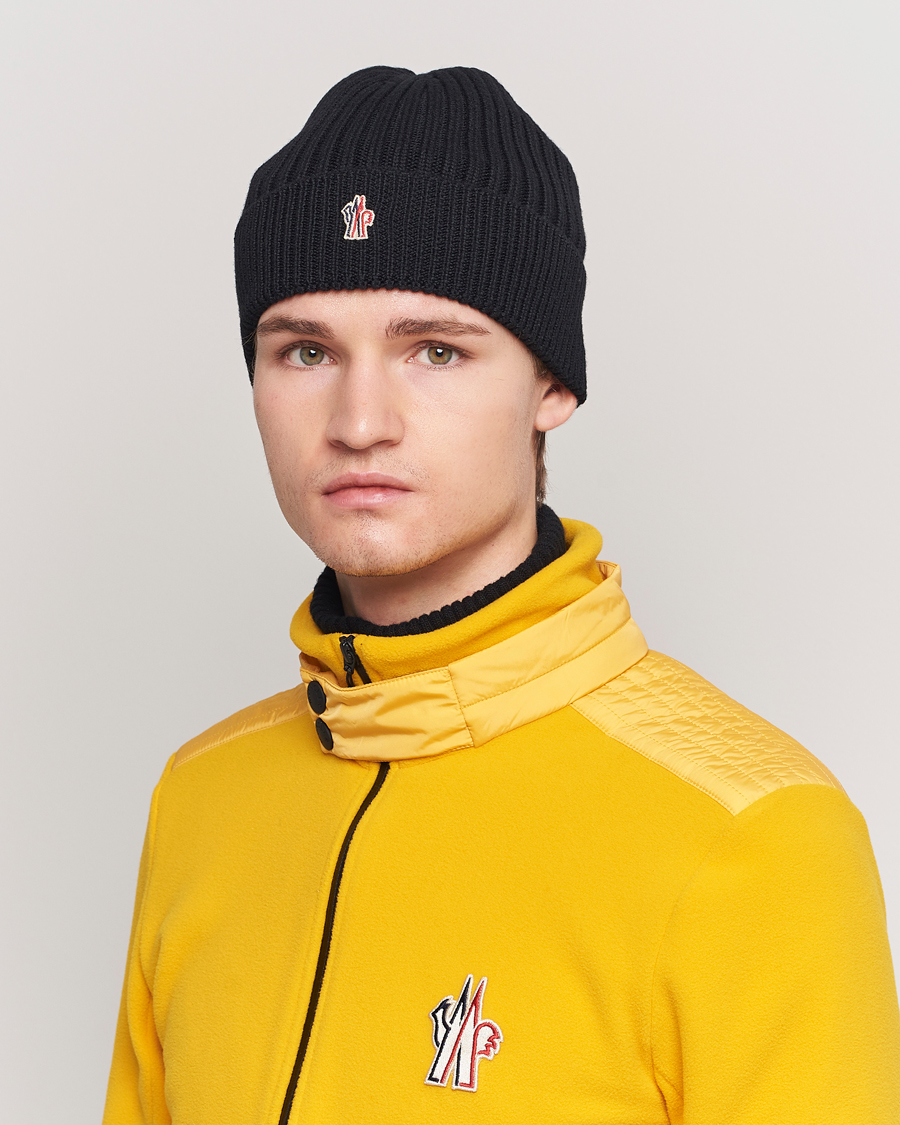 Herren | Moncler Grenoble Beretto Beanie Black | Moncler Grenoble | Beretto Beanie Black