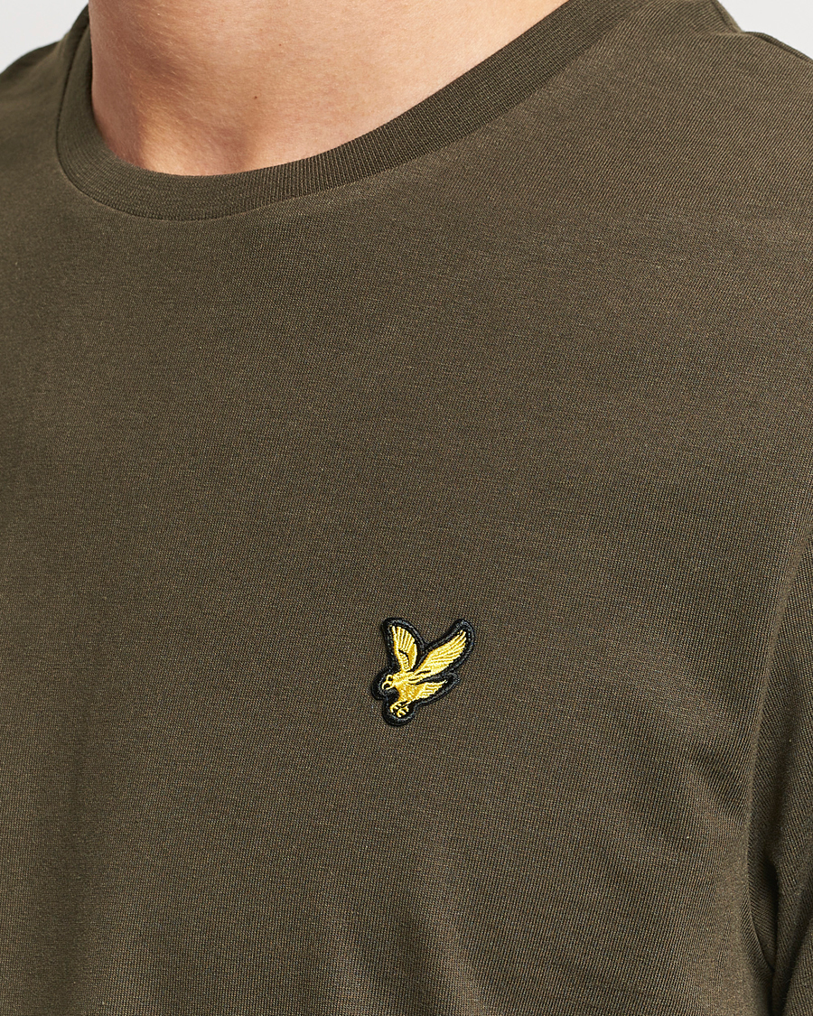Herren | T-Shirts | Lyle & Scott | Cotton Crew Neck T-Shirt Olive