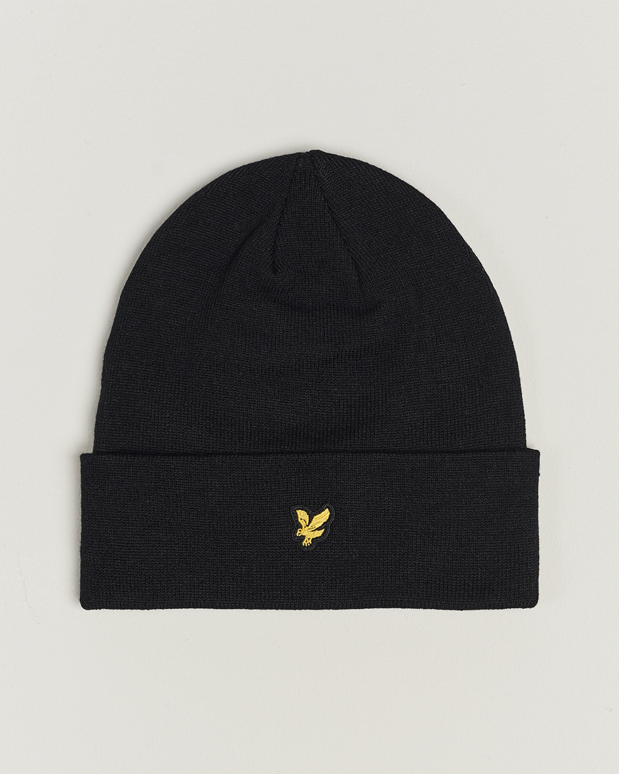 Herren | Lyle & Scott Beanie True Black | Lyle & Scott | Beanie True Black