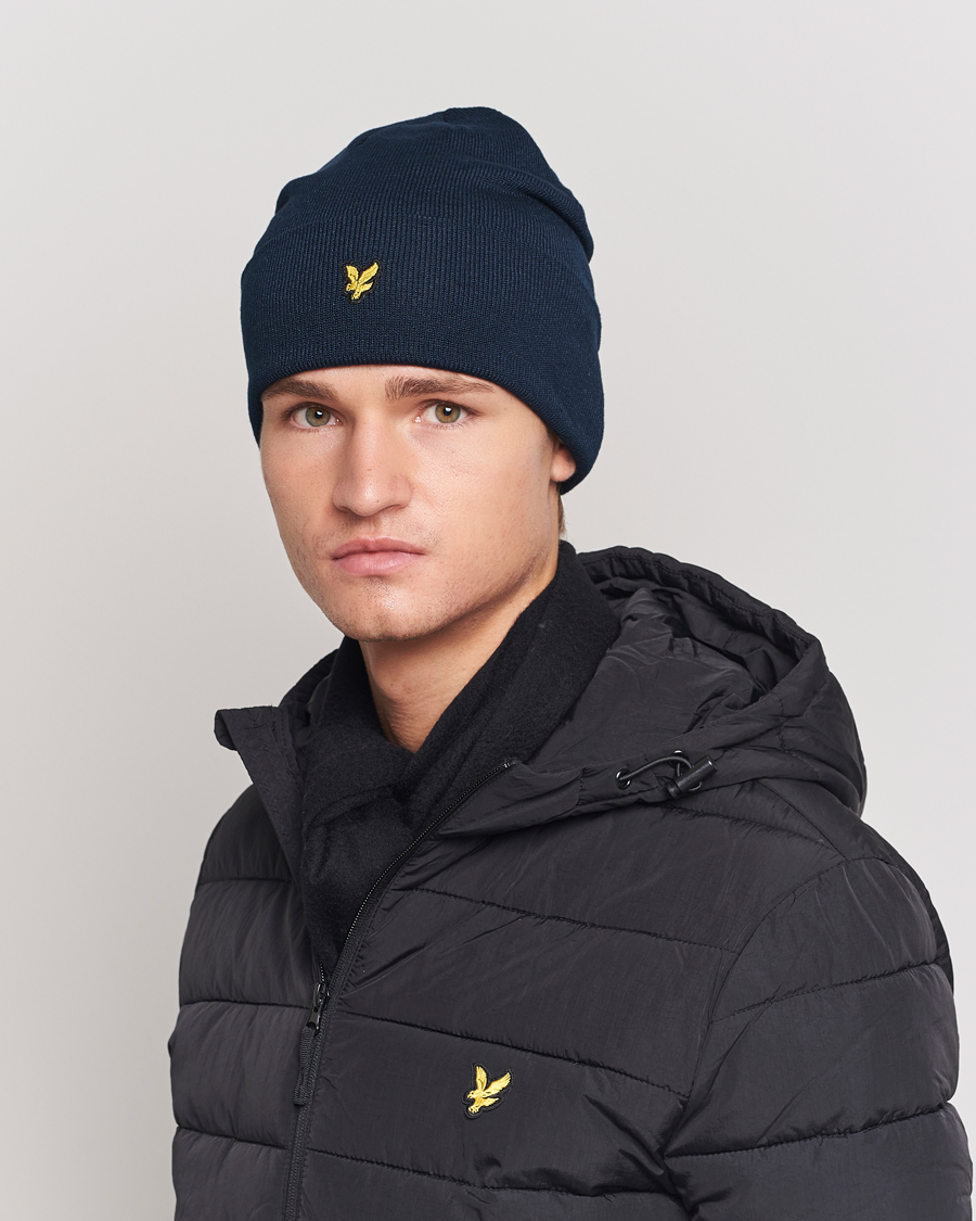 Herren | Lyle & Scott Beanie Dark Navy | Lyle & Scott | Beanie Dark Navy