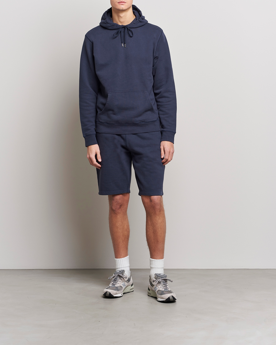 Herren | Shorts | Sunspel | Loopback Shorts Navy