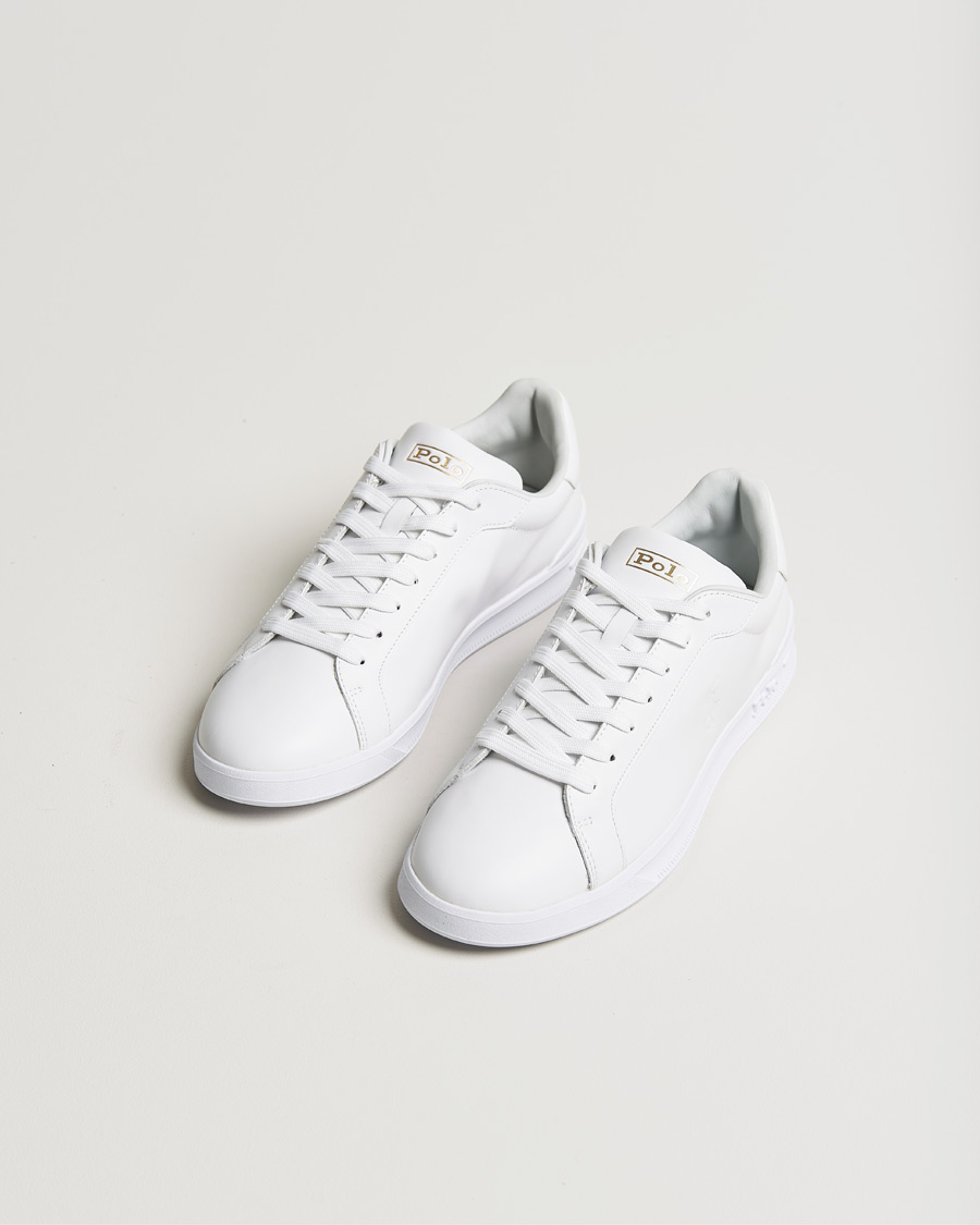 Herren | Polo Ralph Lauren Heritage Court Premium Sneaker White | Polo Ralph Lauren | Heritage Court Premium Sneaker White