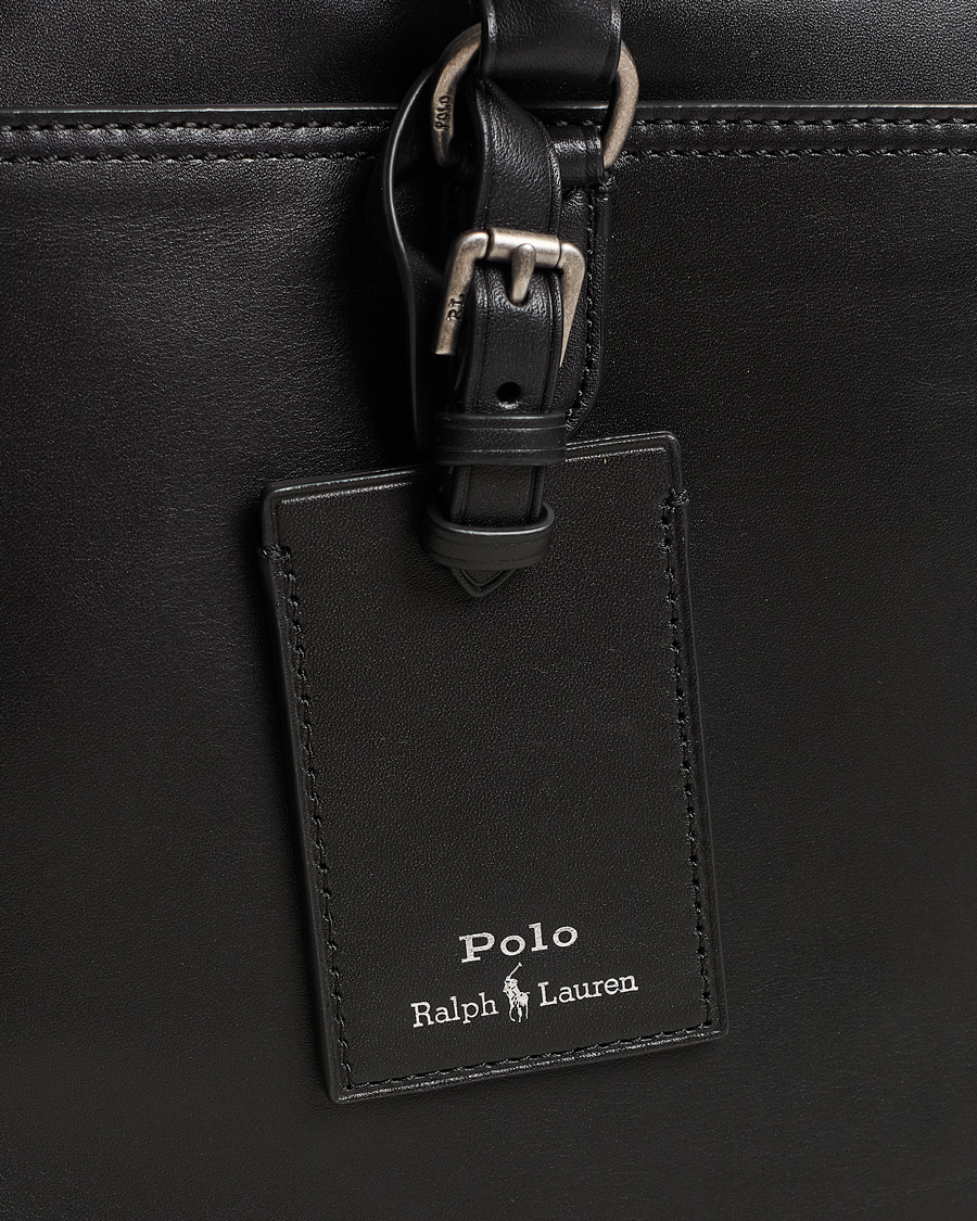 Herren | Polo Ralph Lauren Leather Briefcase Black | Polo Ralph Lauren | Leather Briefcase Black
