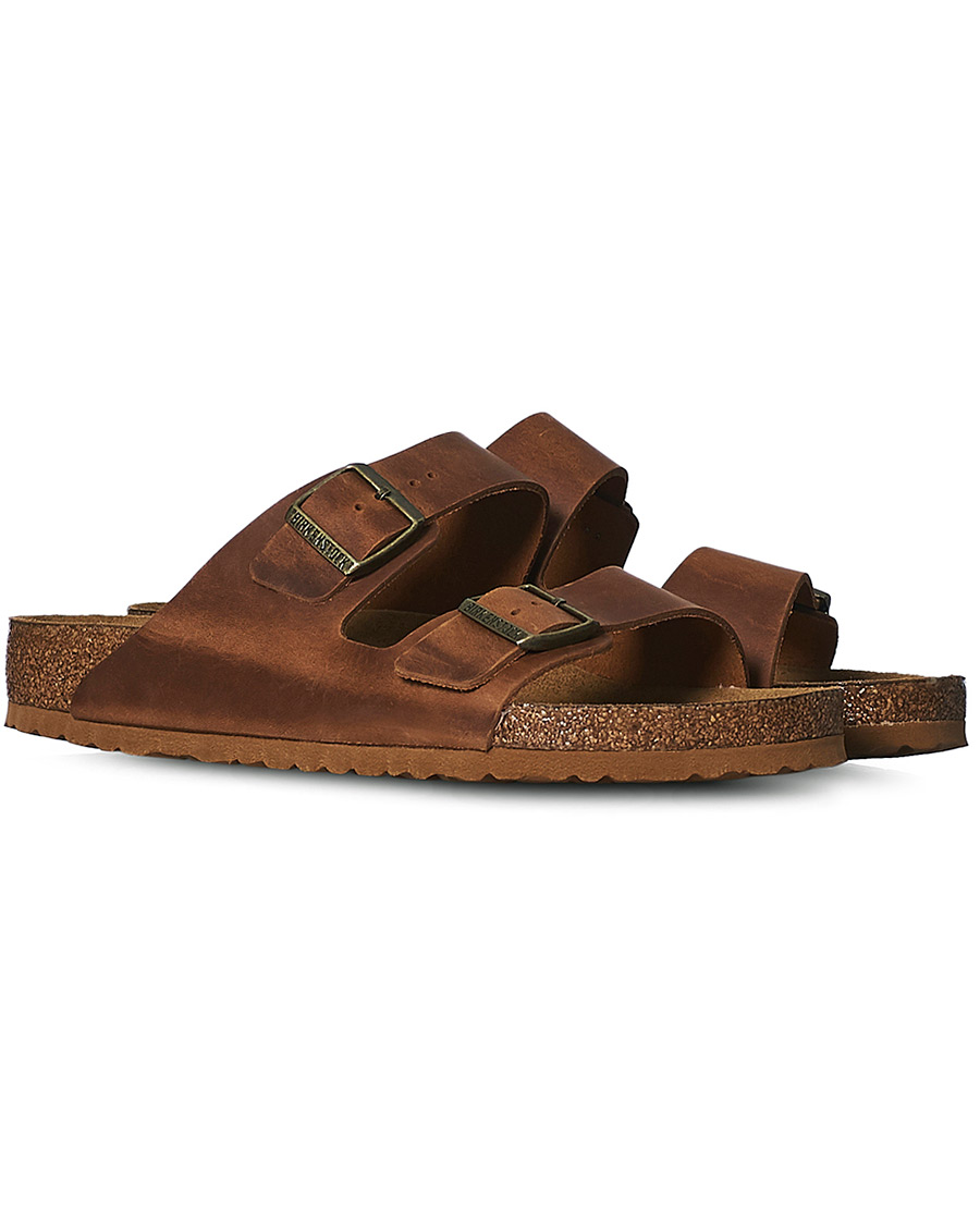 Herren | BIRKENSTOCK Arizona Soft Footbed Cognac Oiled Leather | BIRKENSTOCK | Arizona Soft Footbed Cognac Oiled Leather