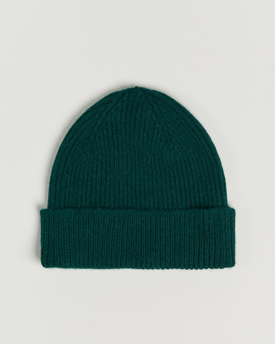 Herren | Mützen | Le Bonnet | Lambswool/Caregora Beanie Moss