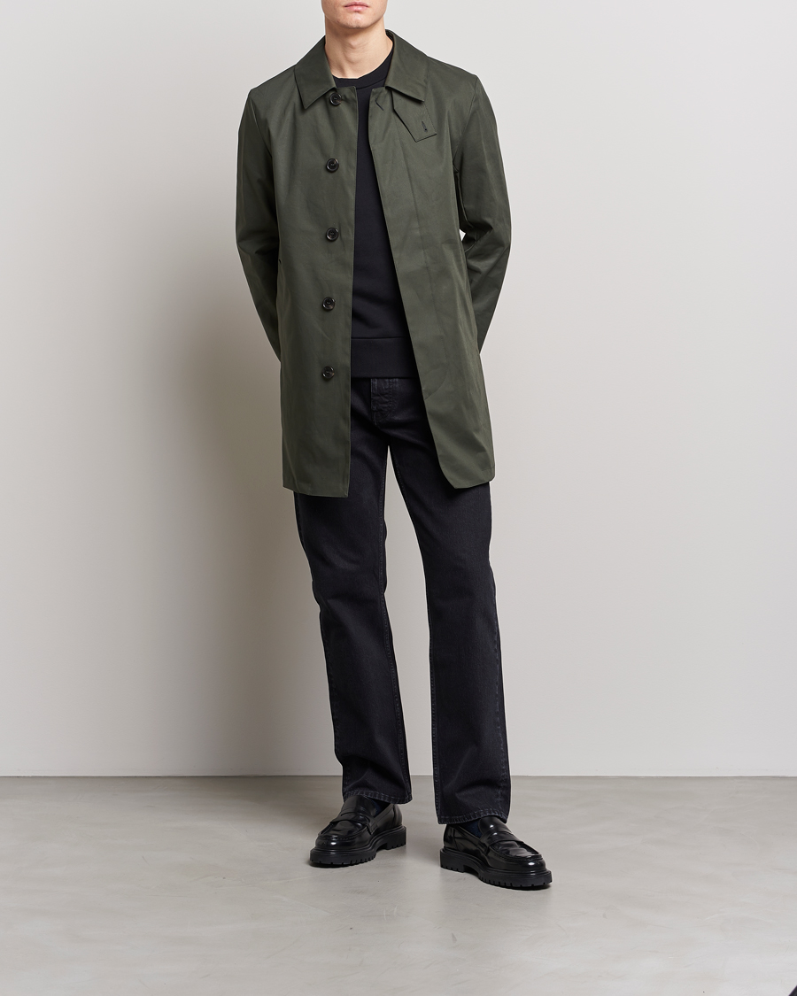 Herren | Jacken | Mackintosh | Cambridge Car Coat Bottle Green