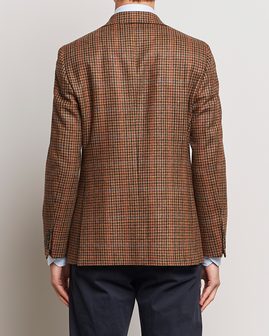 Herren | Sakkos | Walker Slater | Edward Lambswool Houndstooth Blazer Tan