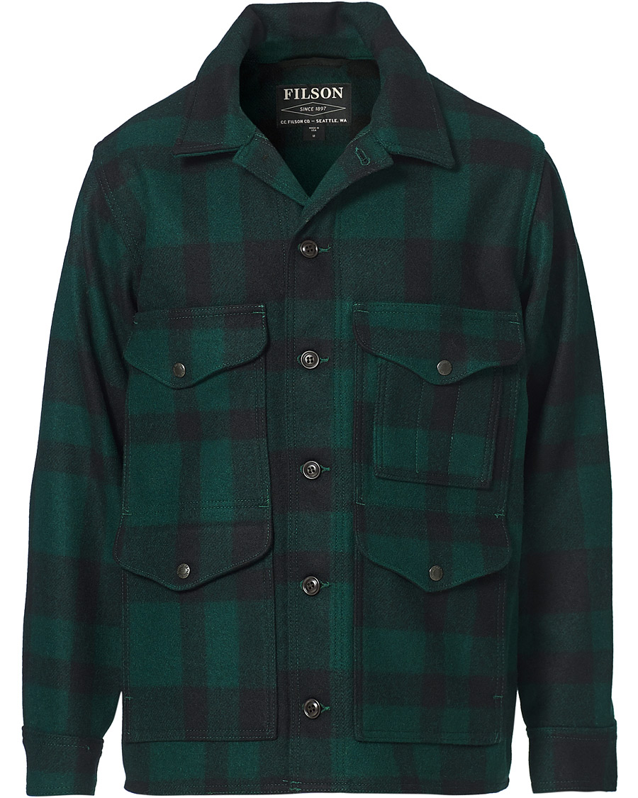 Herren | Jacken | Filson | Mackinaw Cruiser Shirt Jacket Green/Black