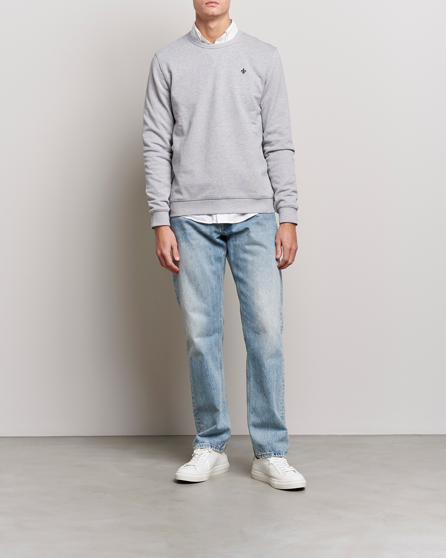 Herren | Pullover | Morris | Lily Sweatshirt Light Grey Melange