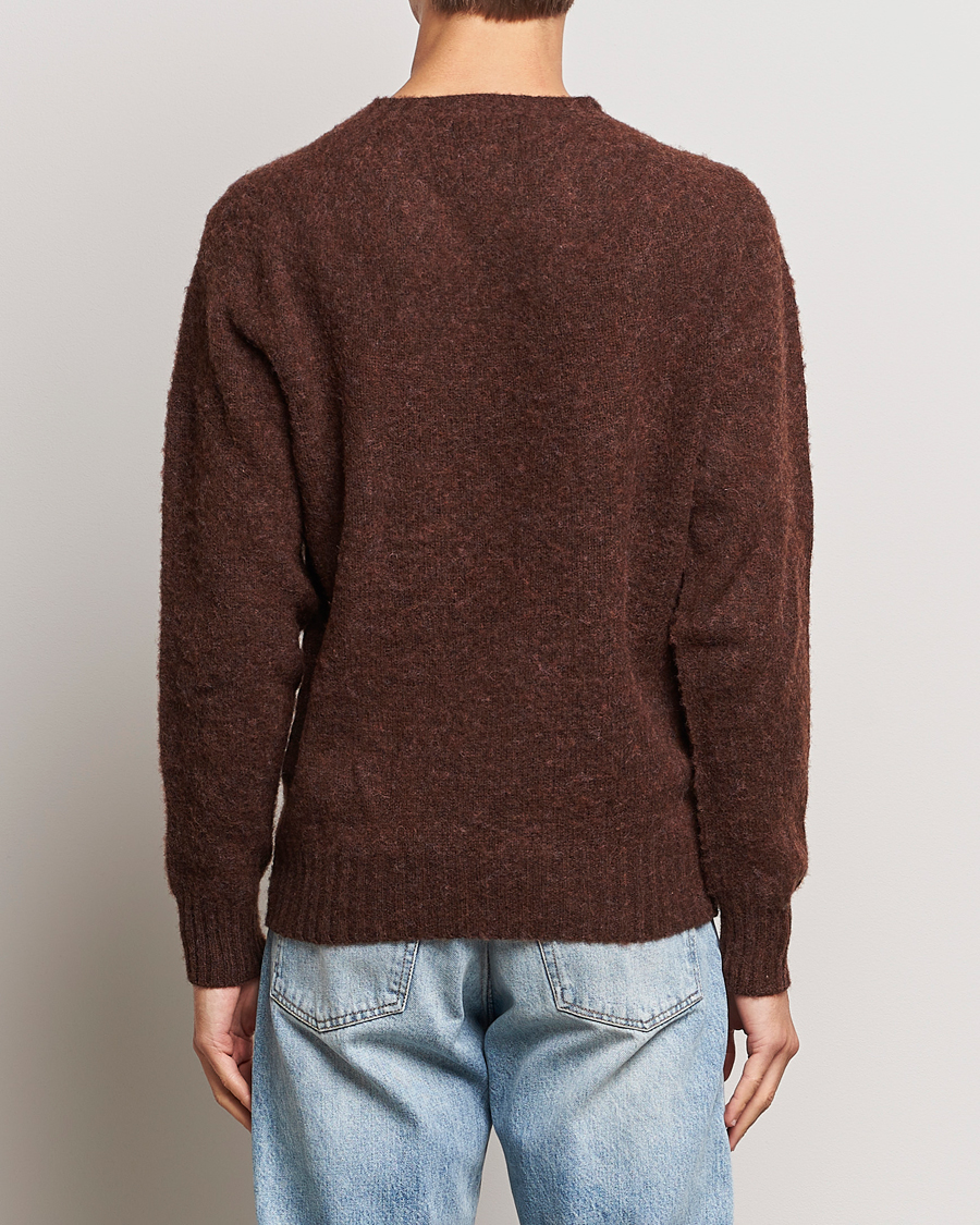 Herren | Pullover | Howlin' | Brushed Wool Sweater Brownish
