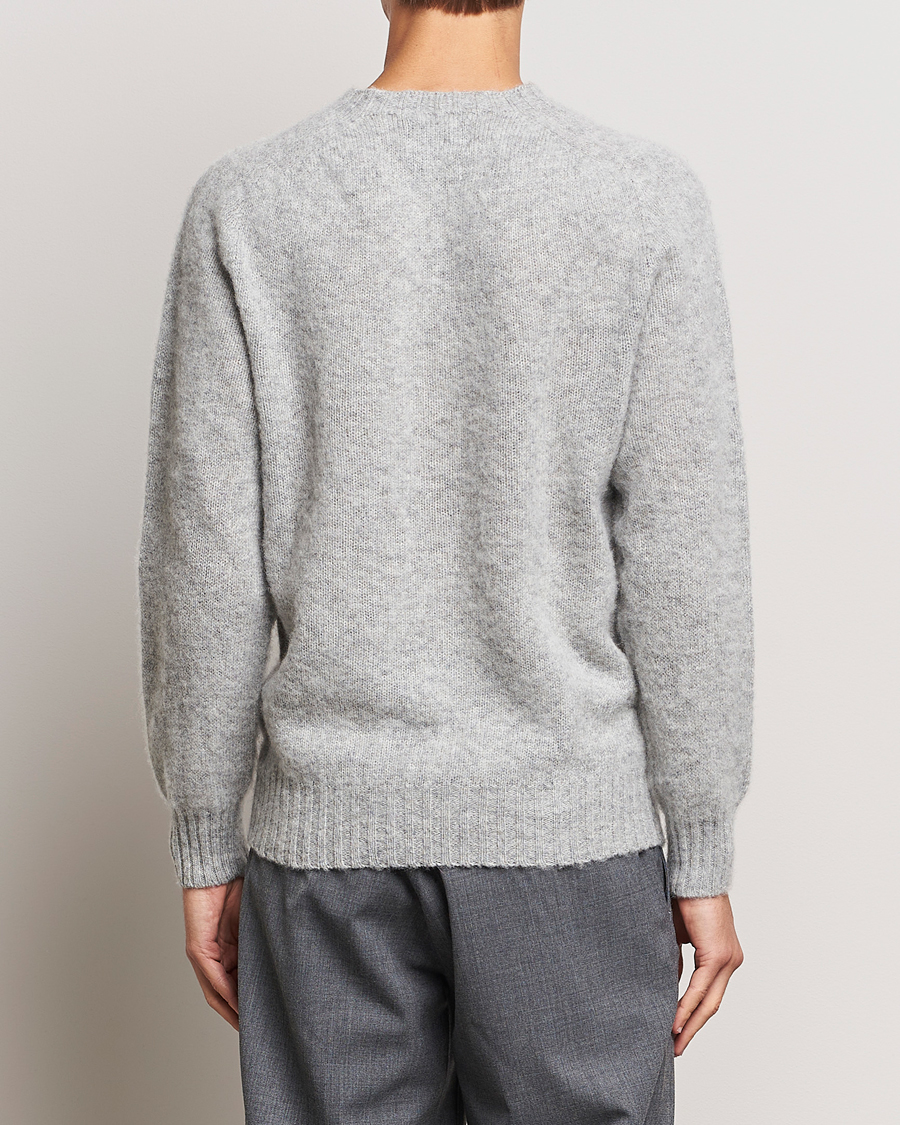 Herren | Pullover | Howlin' | Brushed Wool Sweater Silver
