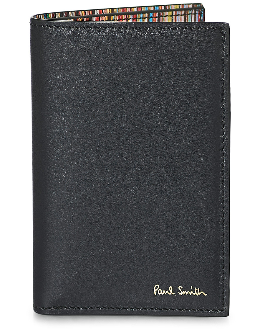 Herren | Paul Smith Stripe Leather Wallet Black | Paul Smith | Stripe Leather Wallet Black