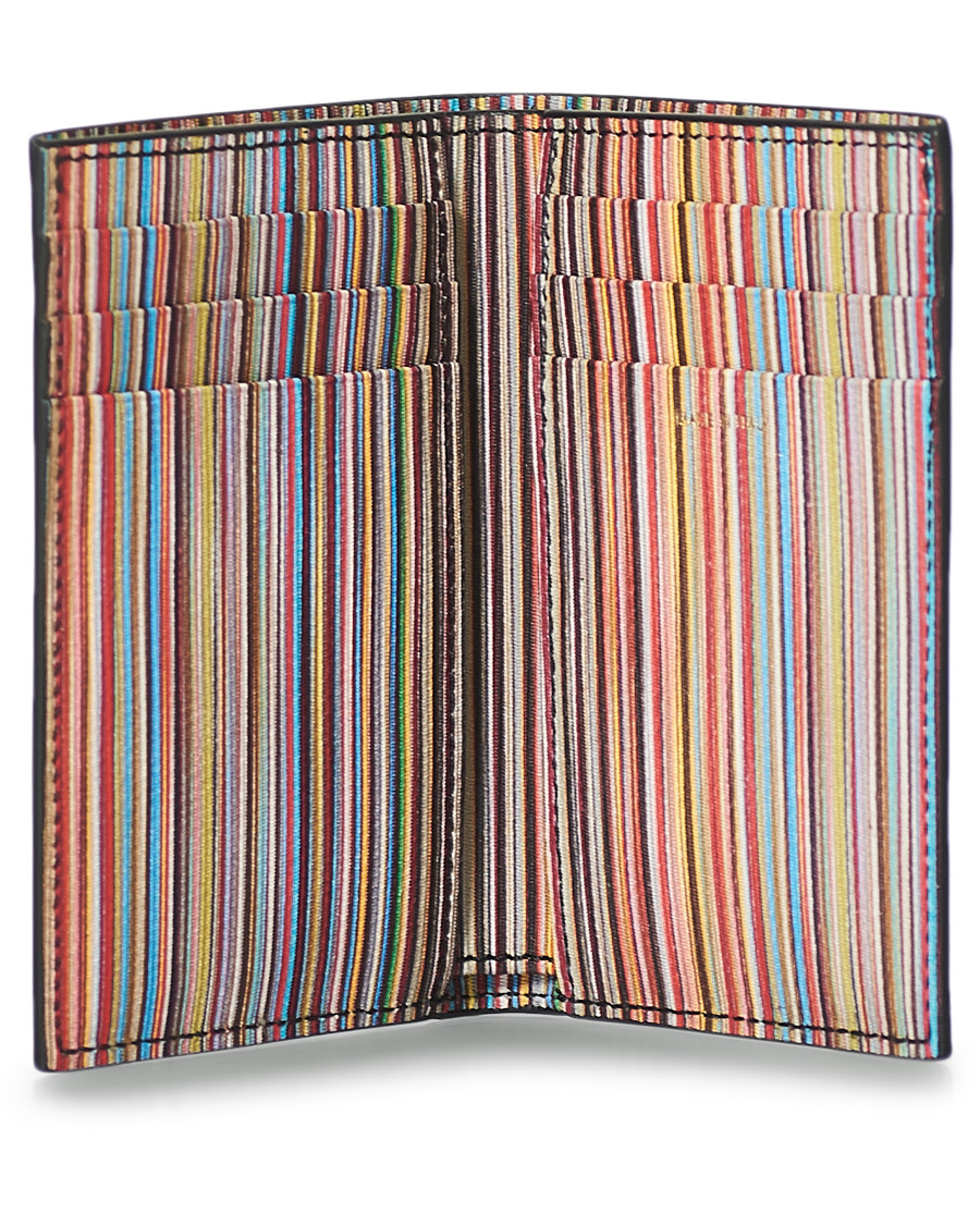 Herren | Paul Smith Stripe Leather Wallet Black | Paul Smith | Stripe Leather Wallet Black