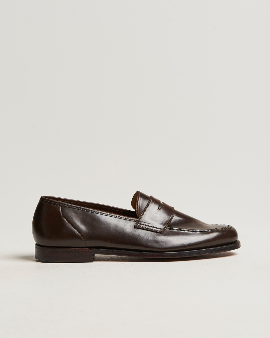 Herren | Crockett & Jones Harvard Unlined Loafer Dark Brown Cordovan | Crockett & Jones | Harvard Unlined Loafer Dark Brown Cordovan