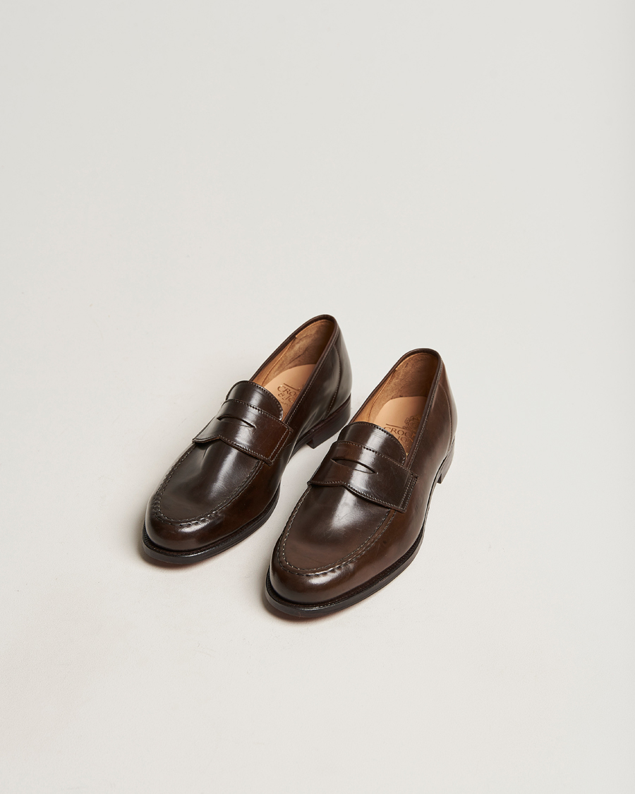 Herren | Crockett & Jones Harvard Unlined Loafer Dark Brown Cordovan | Crockett & Jones | Harvard Unlined Loafer Dark Brown Cordovan