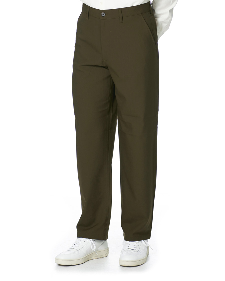 Herren | Hosen | Sunflower | Soft Wool Trousers Military