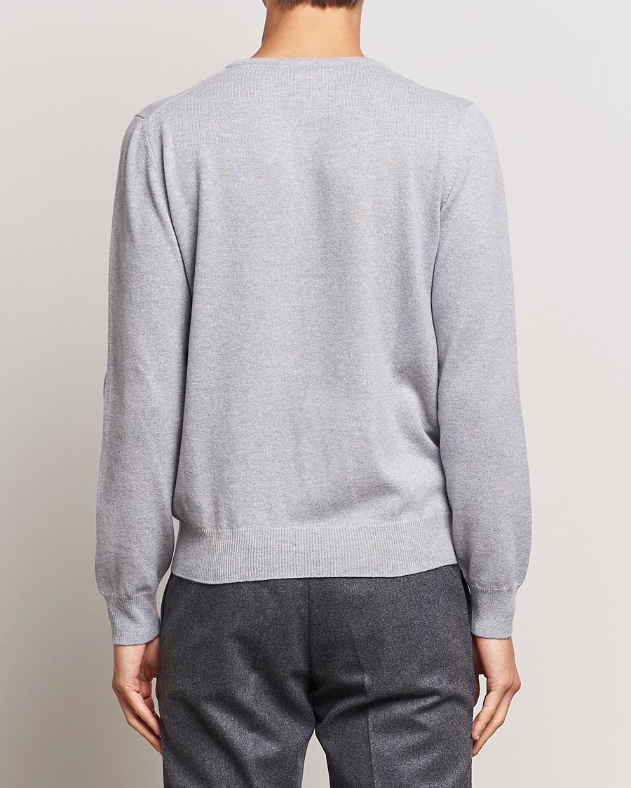 Herren | Pullover | Gran Sasso | Wool/Cashmere Crew Neck Light Grey