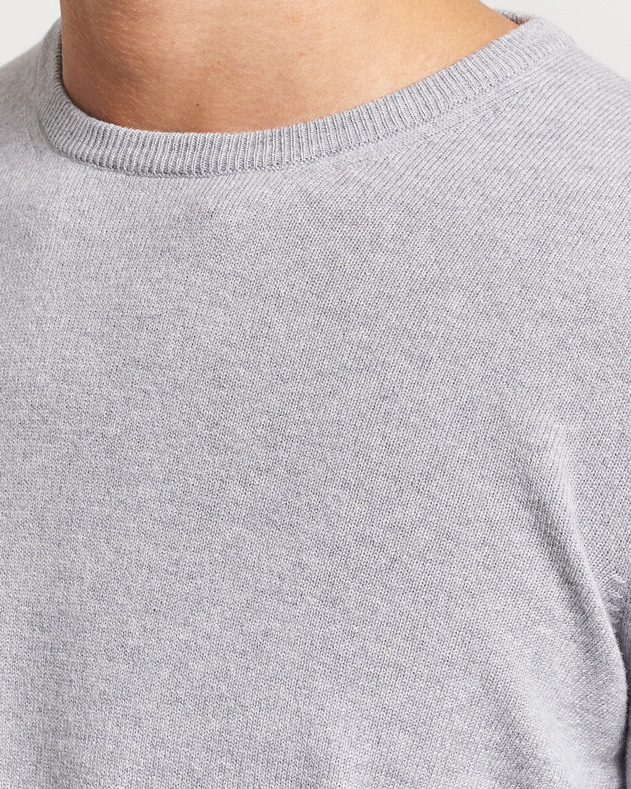 Herren | Pullover | Gran Sasso | Wool/Cashmere Crew Neck Light Grey