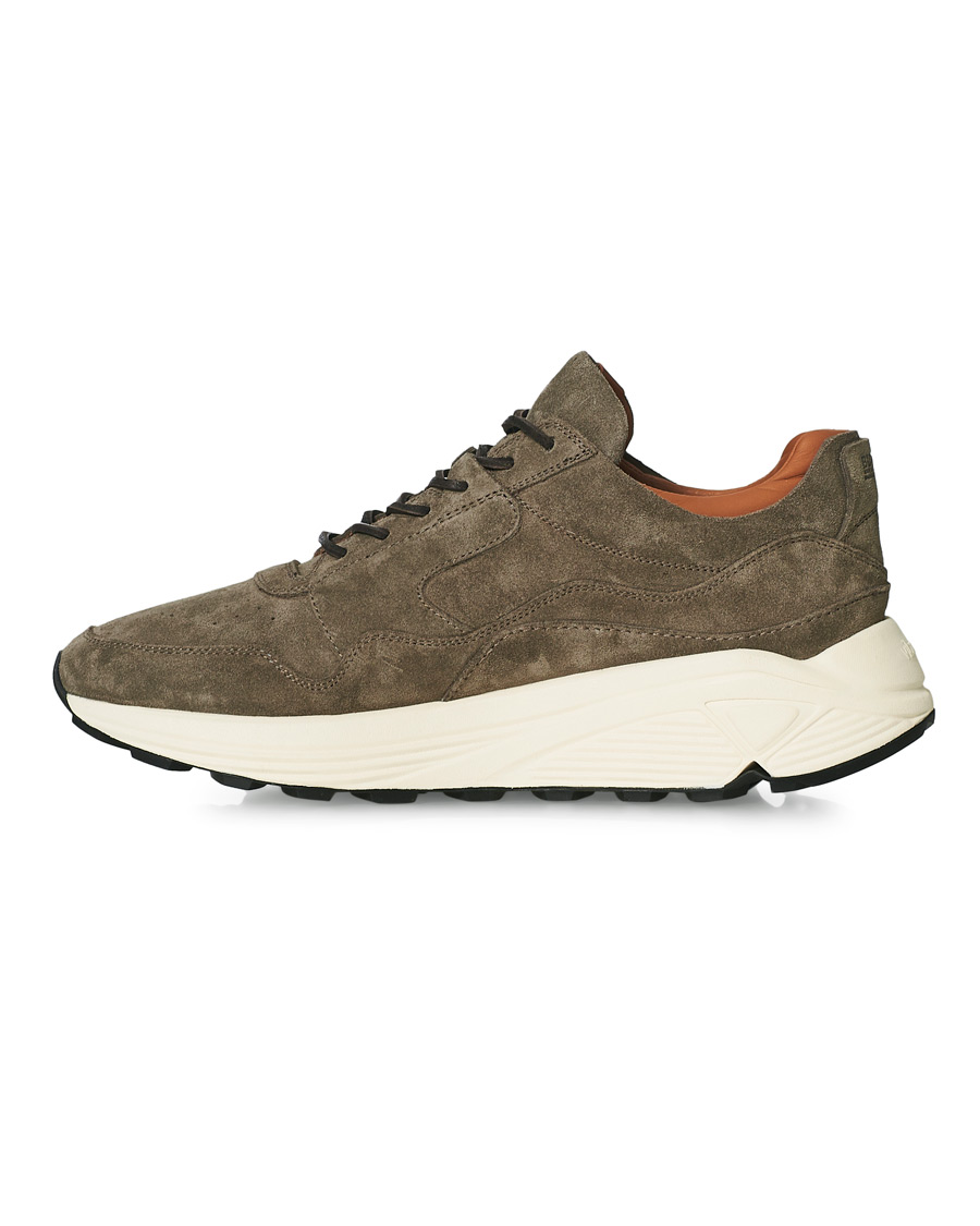 Herren | Buttero Vinci Suede Running Sneaker Taupe | Buttero | Vinci Suede Running Sneaker Taupe