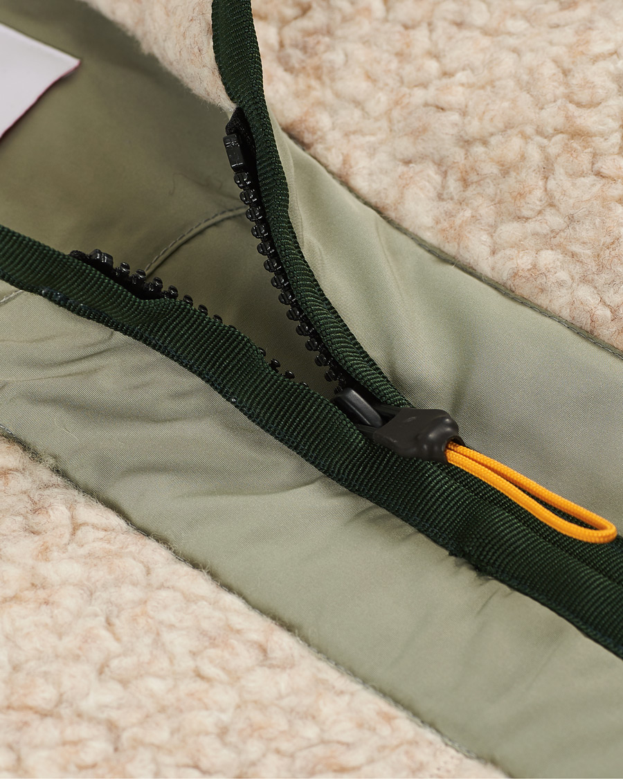 Herren | Pullover | Orlebar Brown | Baird Fleece Full Zip Dune/Artichoke